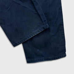 Carhartt Pants Mens 34x30 Blue Original Dungaree Fit Workwear Carpenter Baggy