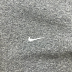 Vintage Y2K Nike Sportswear Hoodie Mens Large Gray Swoosh Full Zip Hooded Sweater