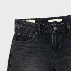 Levi's Low Loose Jeans Womens 28x29 Black Wide Leg Baggy Dark Wash Denim Pants
