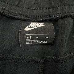 Nike Sportswear Sweatpants Mens Medium Black Tech Fleece Swoosh Taper Leg Jogger