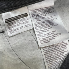 Levi’s 513 Jeans Mens 34x32 Gray Slim Straight Fit Casual Faded Denim Pants