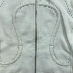 Lululemon Scuba Hoodie Womens Size 8 Green Full Zip Sports Hooded Sweater