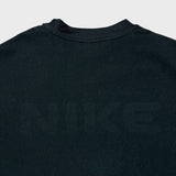 Vintage Y2K Nike Sportswear Fleece Mens Large Black Swoosh Pullover Jacket