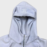 Lululemon Scuba Oversized 1/2 Zip Hoodie Womens Small Blue Hooded Sweater