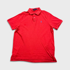 Polo Ralph Lauren Shirt Mens XL Red Pony Classic Fit Preppy Short Sleeve Tee