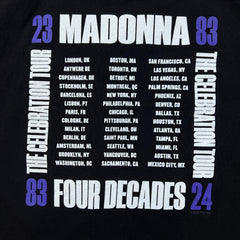 Madonna T Shirt Mens 2XL Black The Celebration Tour Double Sided Graphic Band Tee