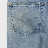 Levi's 502 Jeans Mens 34x33 Blue Regular Taper Fit Light Wash Faded Denim Pants
