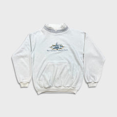 Vintage 90s Walt Disney World Tour Sweatshirt Mens Medium White Mock Neck USA