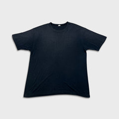 Vintage 90s Sun Faded Blank T Shirt Mens XL Black Single Stitched Distressed Tee