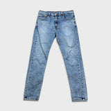 Levi's 502 Jeans Mens 32x28 Blue Regular Taper Fit Light Wash Denim Pants