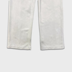 Lululemon Relaxed Fit Super-High Rise Jogger Womens Size 4 White French Terry