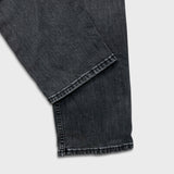 Levi's 514 Jeans Men 31x32 Black Slim Straight Fit Dark Wash Stretch Faded Denim Pants