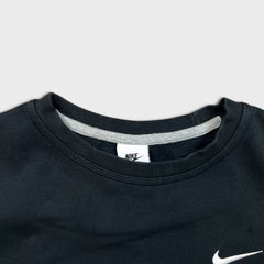 Nike Sportswear Sweatshirt Mens Large Black Swoosh Pullover Crewneck