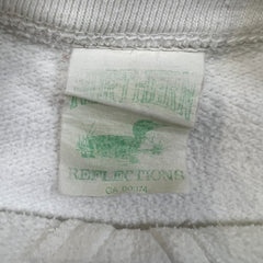 Vintage 90s Northern Reflections Animal Sweatshirt Mens Small White Geese Crewneck