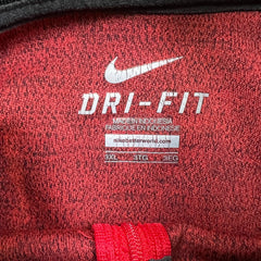 Nike Dri Fit SMU Mustangs  1/4 Zip Sweatshirt Mens 3XL Red Southern Methodist Football University Pullover