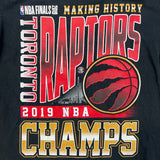 2019 Toronto Raptors Champions T Shirt Mens Medium Black NBA Basketball Tee