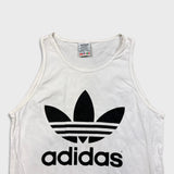 Vintage 90s Adidas Sleeveless Mens Medium White Athletic Tank Top