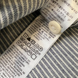 Levi's Long Sleeve Worker Shirt Mens Large Blue Washington Stripe Relaxed Denim