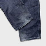 Dickies Pants Mens 36x32 Blue Faded Wash Carpenter Hammerloop Workwear Canvas Pants