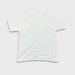 Vintage 90s Atlas World Earth T Shirt Mens XL White Short Sleeve Tultex Tee