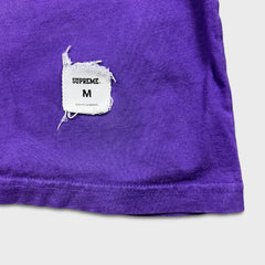 FW18 Supreme Light SS Top T Shirt Mens Medium Purple Short Sleeve Tee
