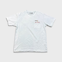 Uniqlo Naruto Shippuden T Shirt Mens Large White Ramen Pocket Graphic Tee