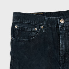 Levi's 511 Pants Mens 32x26 Black Slim Fit Stretch Corduroy Casual Trousers