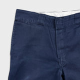 Dickies Pants Mens 34x29 Blue Regular Straight Faded Workwear Chino Trouser