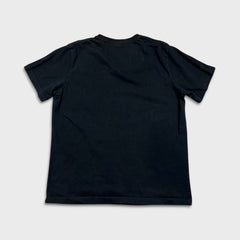 Blank T Shirt Mens Large Black Casual Heavyweight Faded Short Sleeve Tee