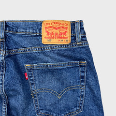 Levi's 505 Jeans Mens 34x30 Blue Medium Wash Regular Fit Straight Stretch Denim Pants