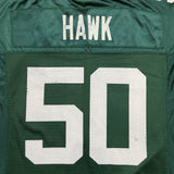Vinatge Y2K Reebok AJ Hawk Green Bay Packers #50 NFL Jersey Mens Medium Green Football