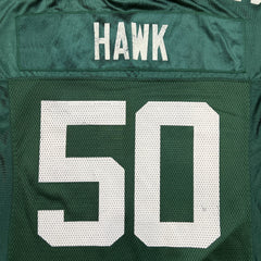 Vinatge Y2K Reebok AJ Hawk Green Bay Packers #50 NFL Jersey Mens Medium Green Football