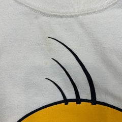Vintage 1995 Tweety Bird Sleeveless Shirt Womens XS White Looney Tunes Cartoon Top