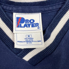 Vintage 90s Pro Player New York Yankees T Shirt Mens Medium Blue MLB Baseball Tee