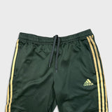 Adidas Climacool Track Pants Mens Large Green Essentials 3 Stripe Training Athletic Jogger