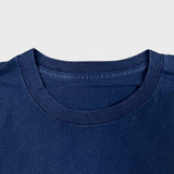 Vintage Y2K Blank T Shirt Mens Medium Blue Faded Classic Basic Short Sleeve Tee