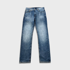 Levi's 505 Jeans Mens 32x34 Blue Regular Fit Straight Leg Faded Medium Wash Denim Pants