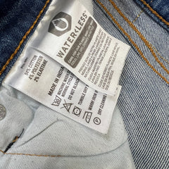 Levi's 511 Jean Mens 34x32 Blue Slim Fit Mid Rise Medium Wash Stretch Denim Pants