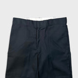 Dickies Pants Mens 34x32 Black Loose Fit Double Knee Workwear Baggy Trouser
