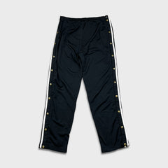 Vintage 90s Adidas Track Pants Mens Large Black Tear Away Athletic Jogger