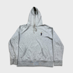 Polo Ralph Lauren Hoodie Mens Large Gray Polo Bear Pullover Hooded Sweater