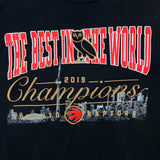 October's Very Own x Raptors The Best In the World Championship T Shirt Mens XL Black NBA Tee