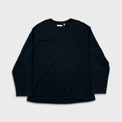 Fear of God Essentials Shirt Mens Large Black Boxy Graphic Long Sleeve Tee