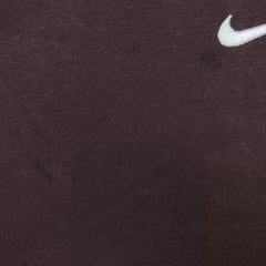 Nike Sportswear Hoodie Mens Small Purple Center Swoosh Pullover Hooded Sweater