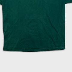 Vintage 90s Blank T Shirt Mens XL Green USA Heavyweight Faded Short Sleeve Tee