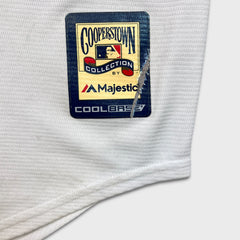 Vintage 2011 Majestic Roberto Alomar Toronto Blue Jays Hall of Fame Jersey Mens Large White MLB Baseball