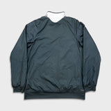 Adidas Light Jacket Mens Medium Blue Essentials 3 Stripe Full Zip Climalite Windbreaker Bomber