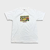 Vintage Y2K Toronto Canada T Shirt Mens Medium White CN Tower Graphic Tee