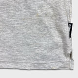 Vintage 90s Umbro by Descente Polo Shirt Mens Medium Gray 1/4 Zip Spell Out