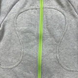 Lululemon Scuba Hoodie Womens Size 4 Gray Full Zip Sports Hooded Sweater